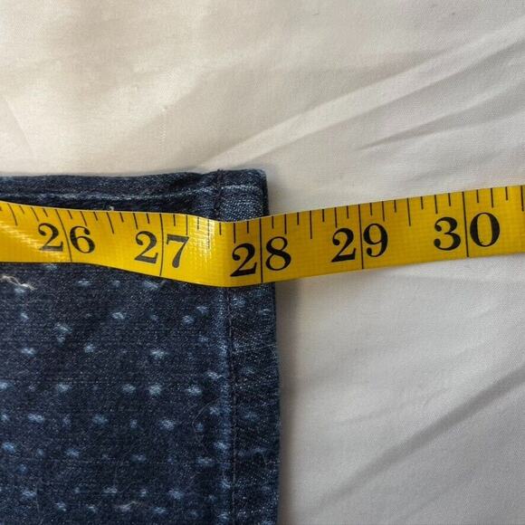 Ag Adriano Goldschmied Blue Denim Polka Dot Skinny Jeans Size 28 Women’s - Picture 10 of 10